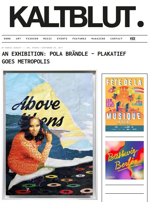 Ausstellung mit Pola Brändle